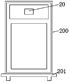Storage and reading device for electronic information