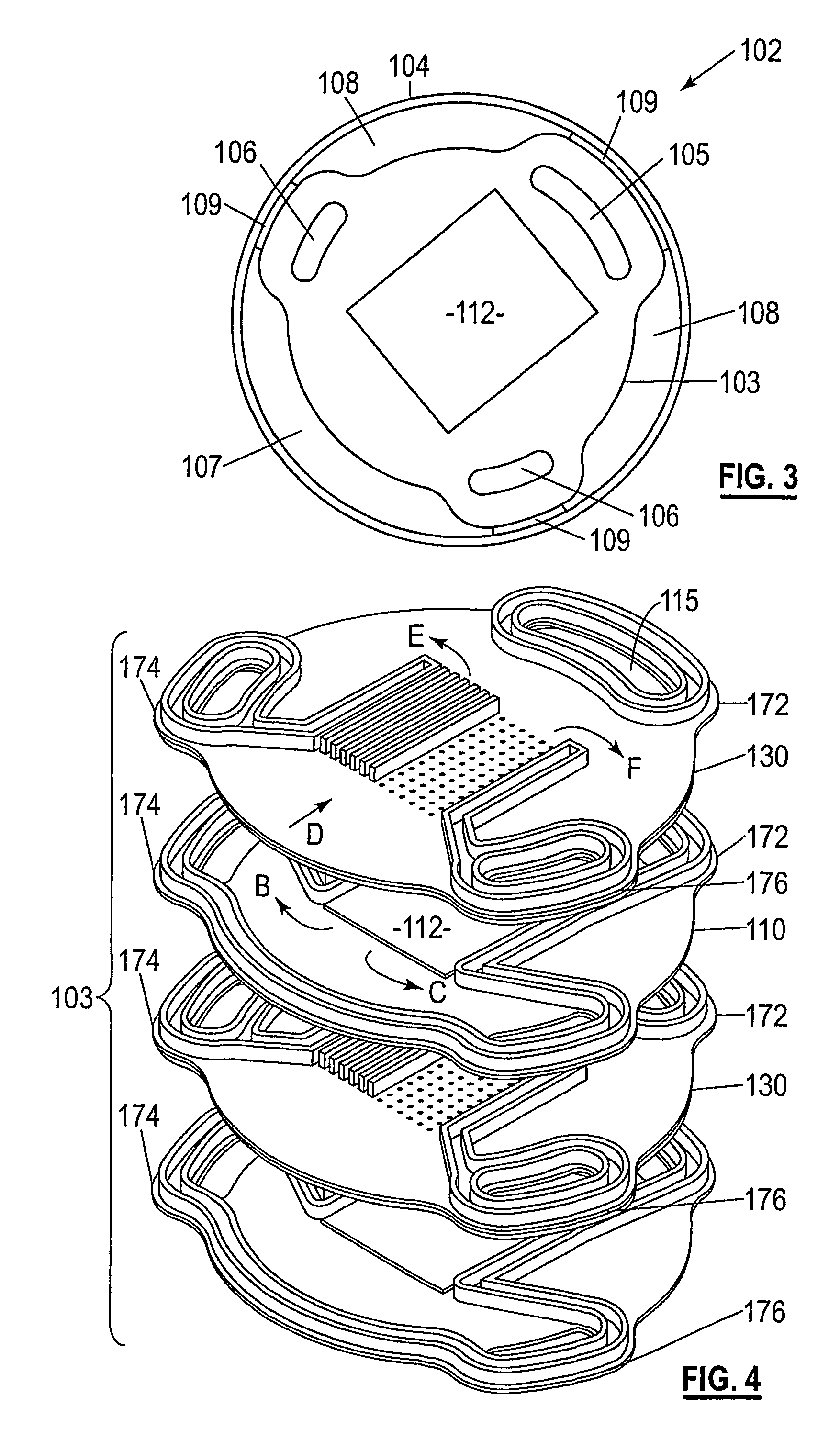 Fuel cell gas separator plate