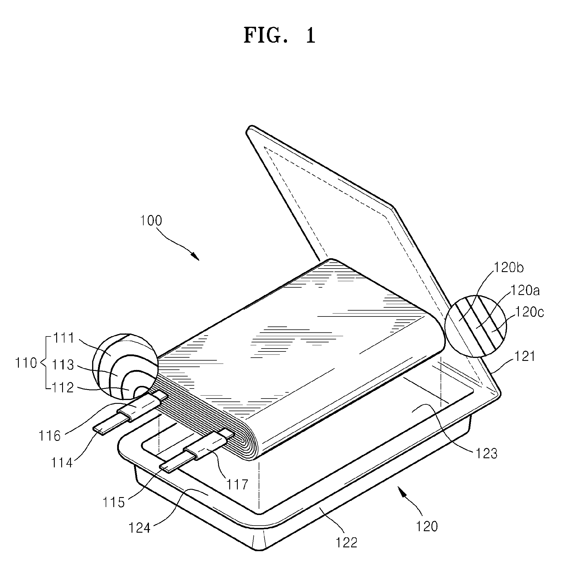 Battery pack for a lithium polymer Battery