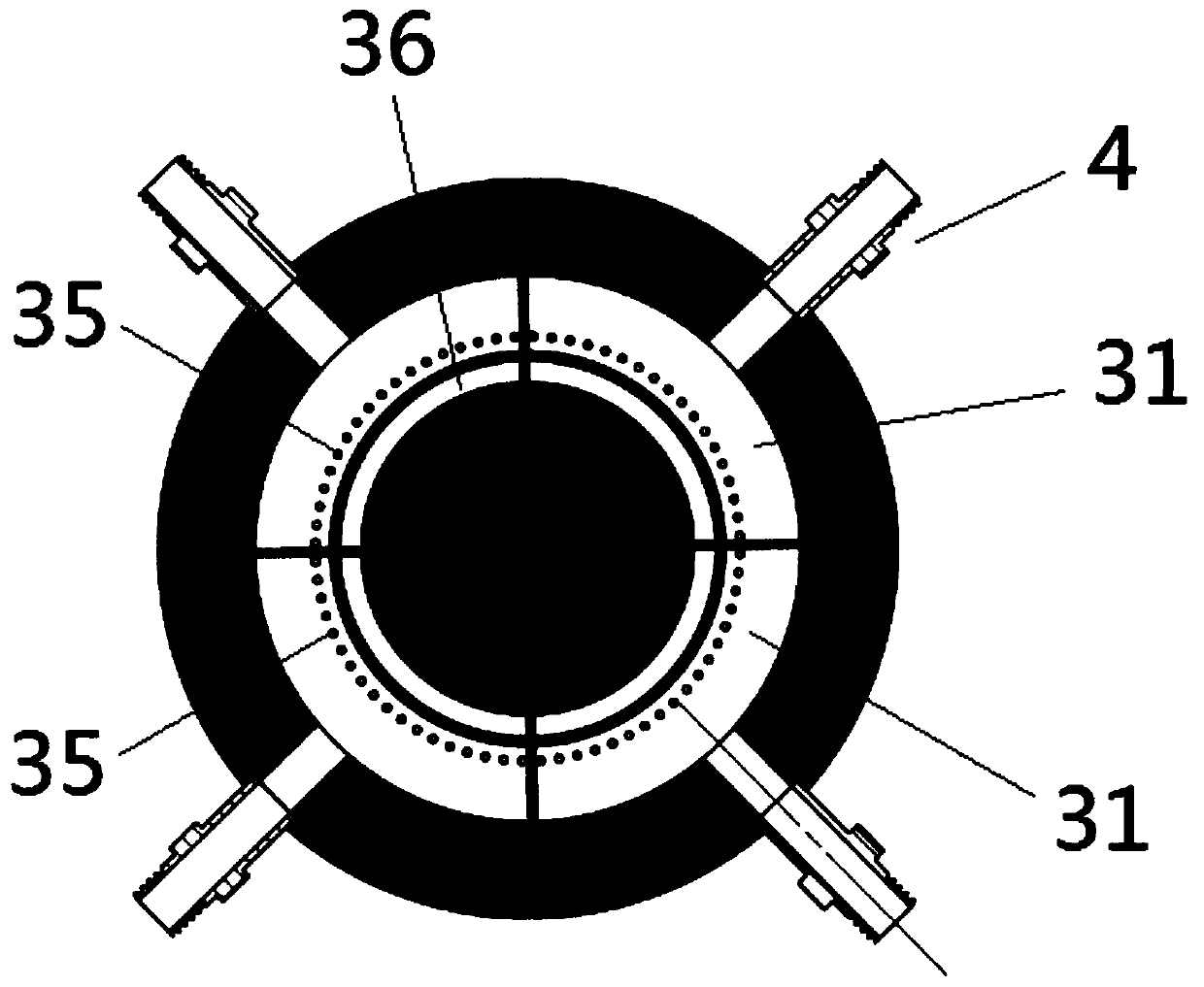 Thrust vector controlled continuous detonation rocket-based engine and aircraft