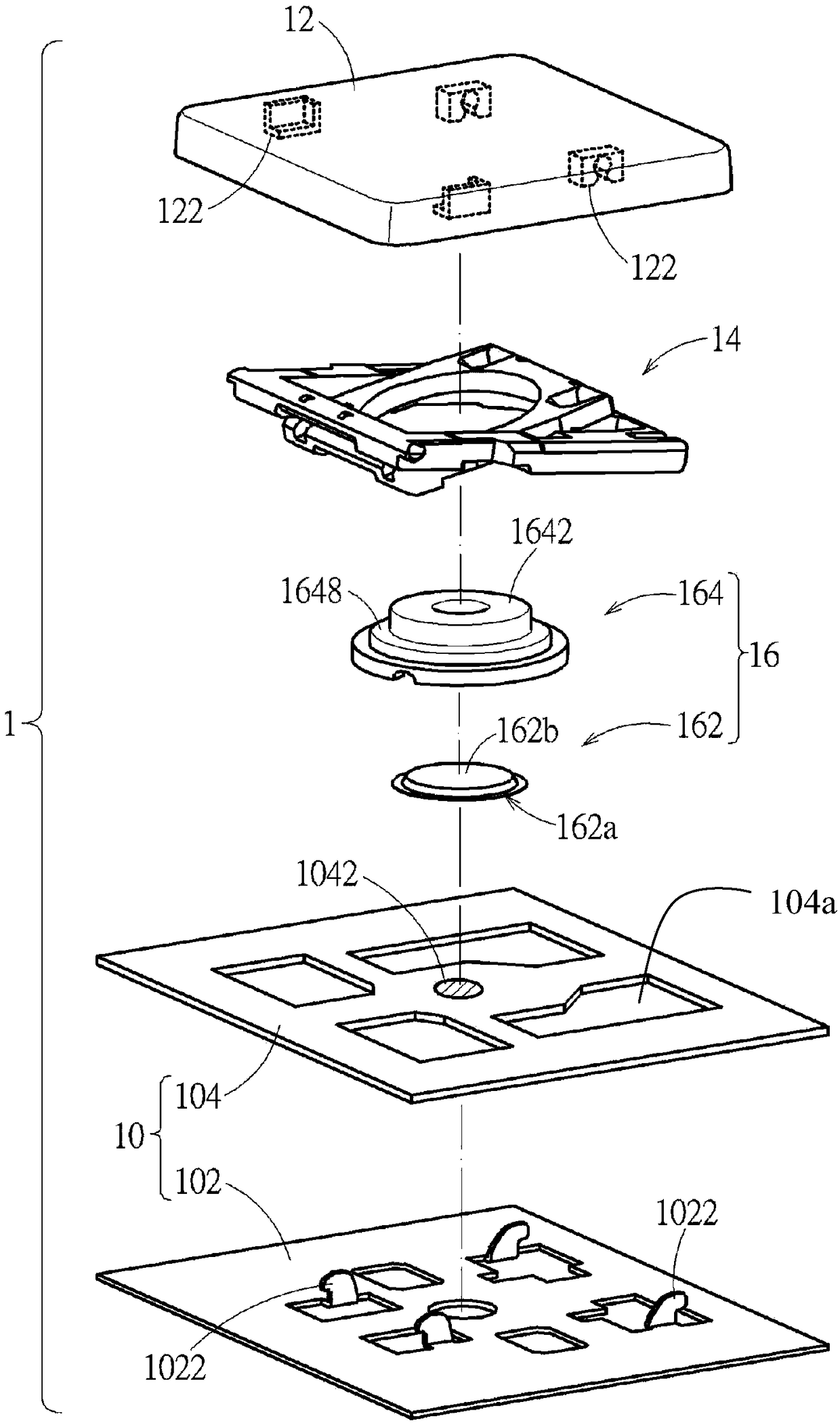 Button structure and restoring force mechanism thereof