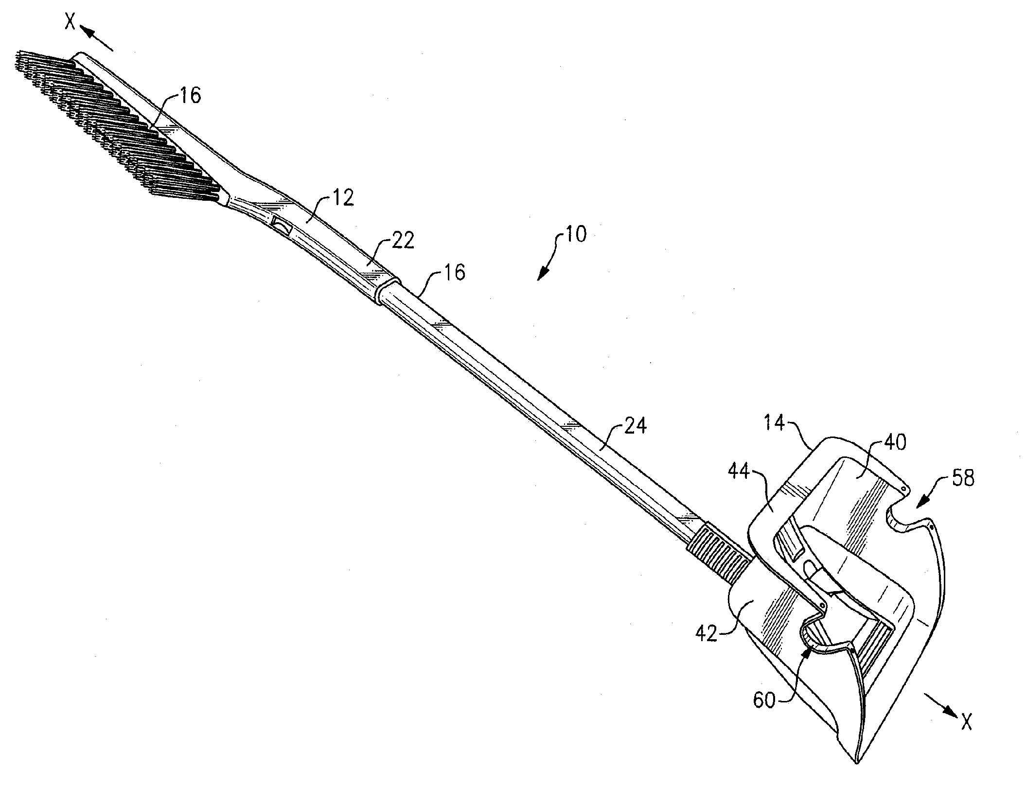 Combination Snow Shovel and Snow Removal Tool