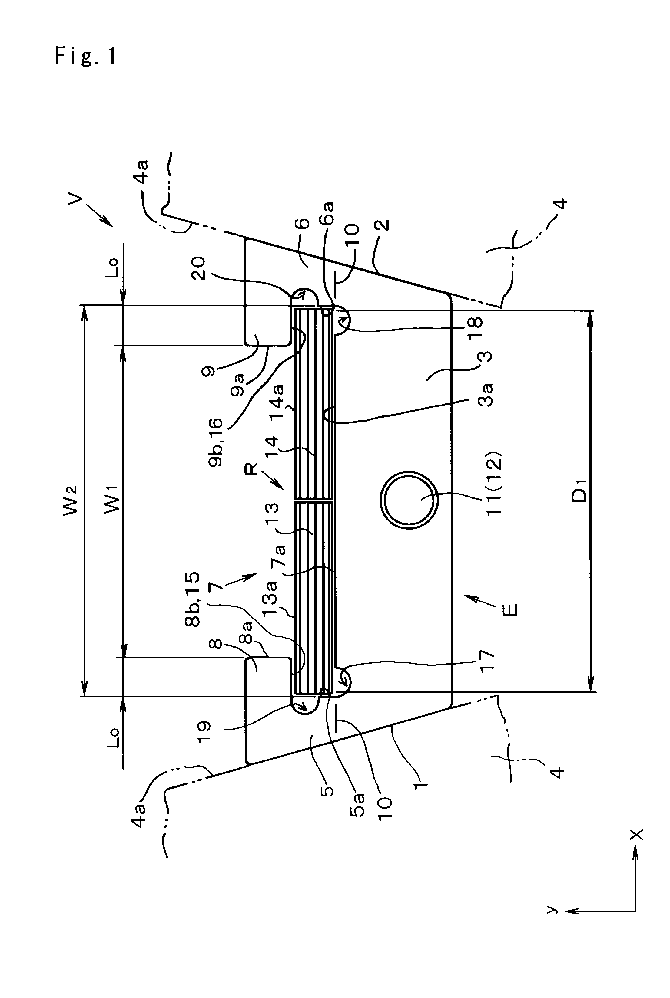 Element for driving belt and driving belt