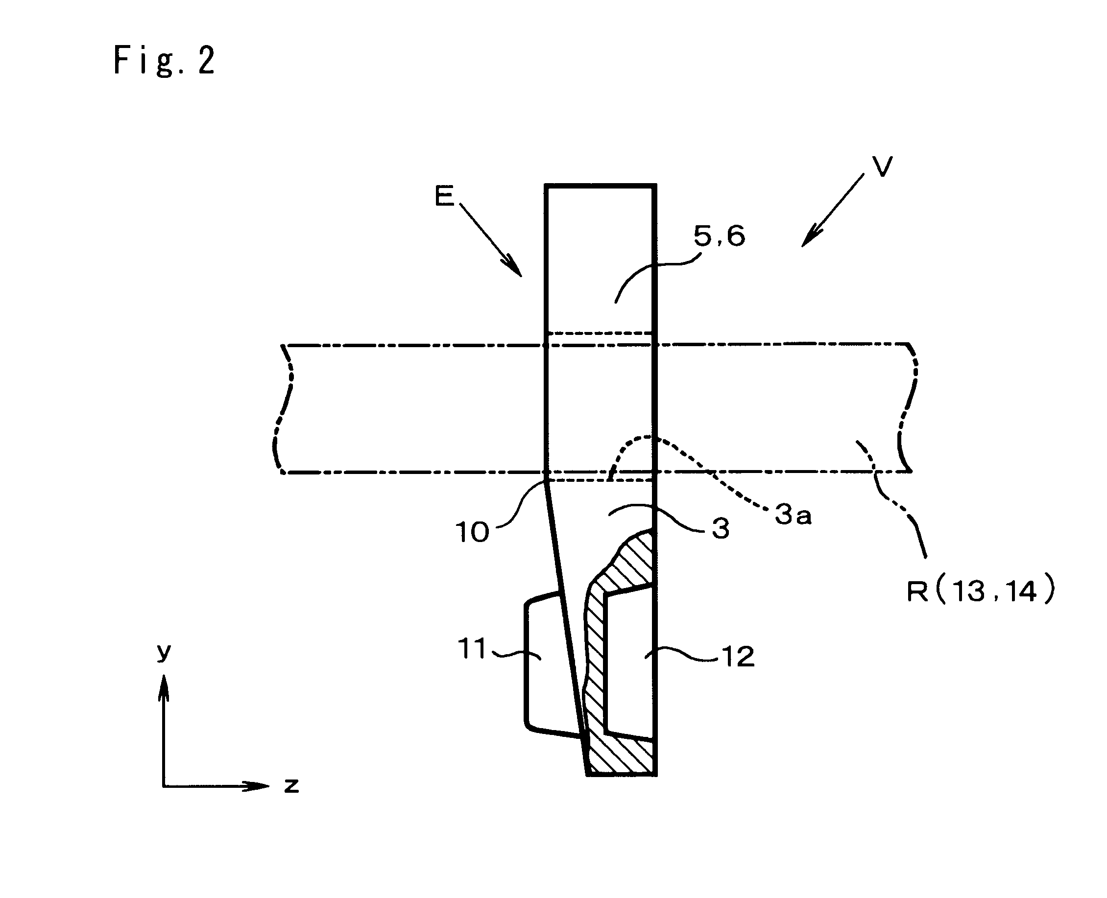 Element for driving belt and driving belt