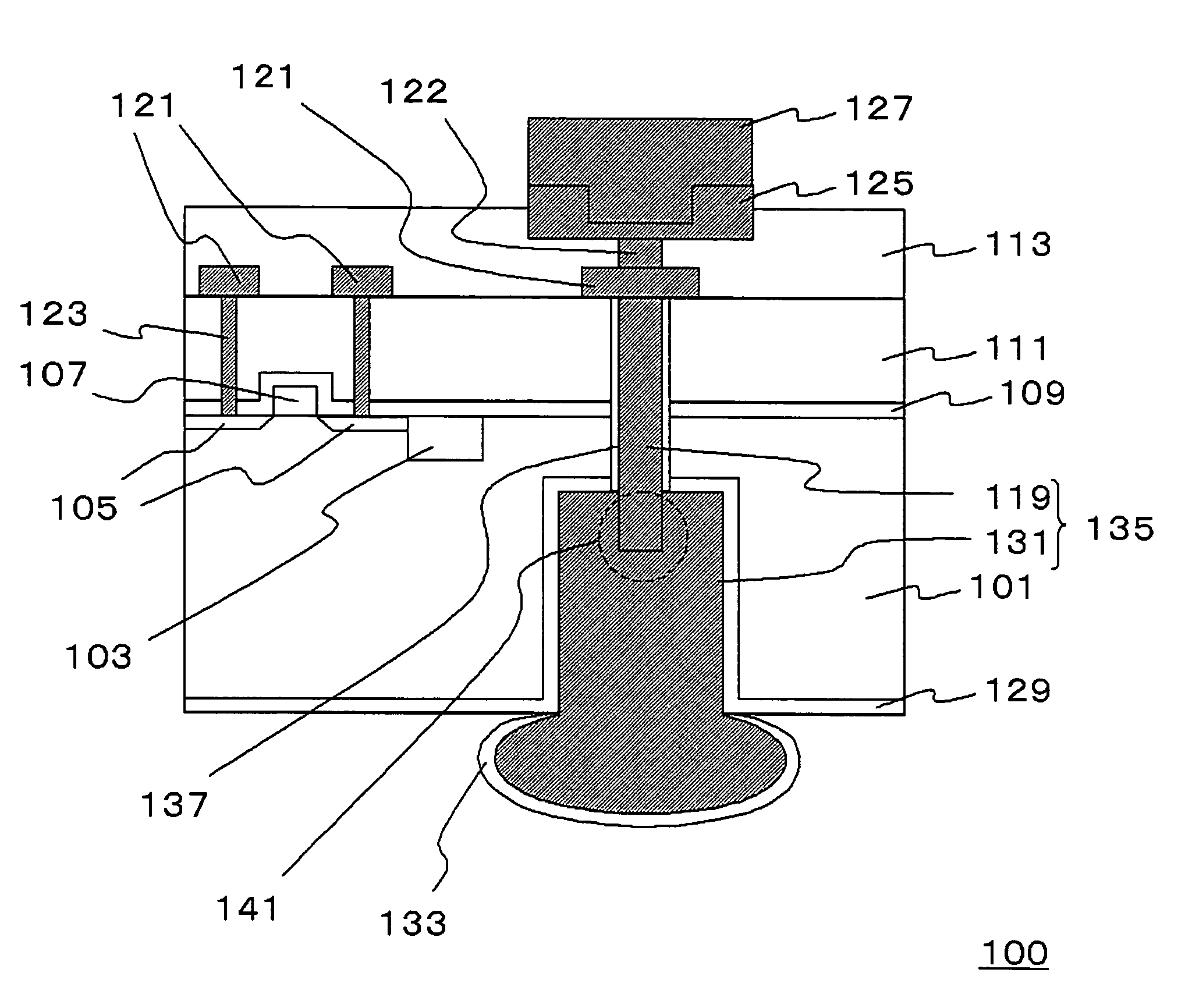 Semiconductor device comprising through-electrode interconnect
