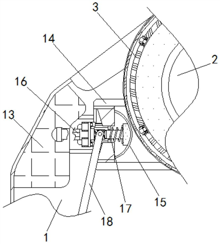 Self-adaptive grease injection device for mechanical arm transmission bearing