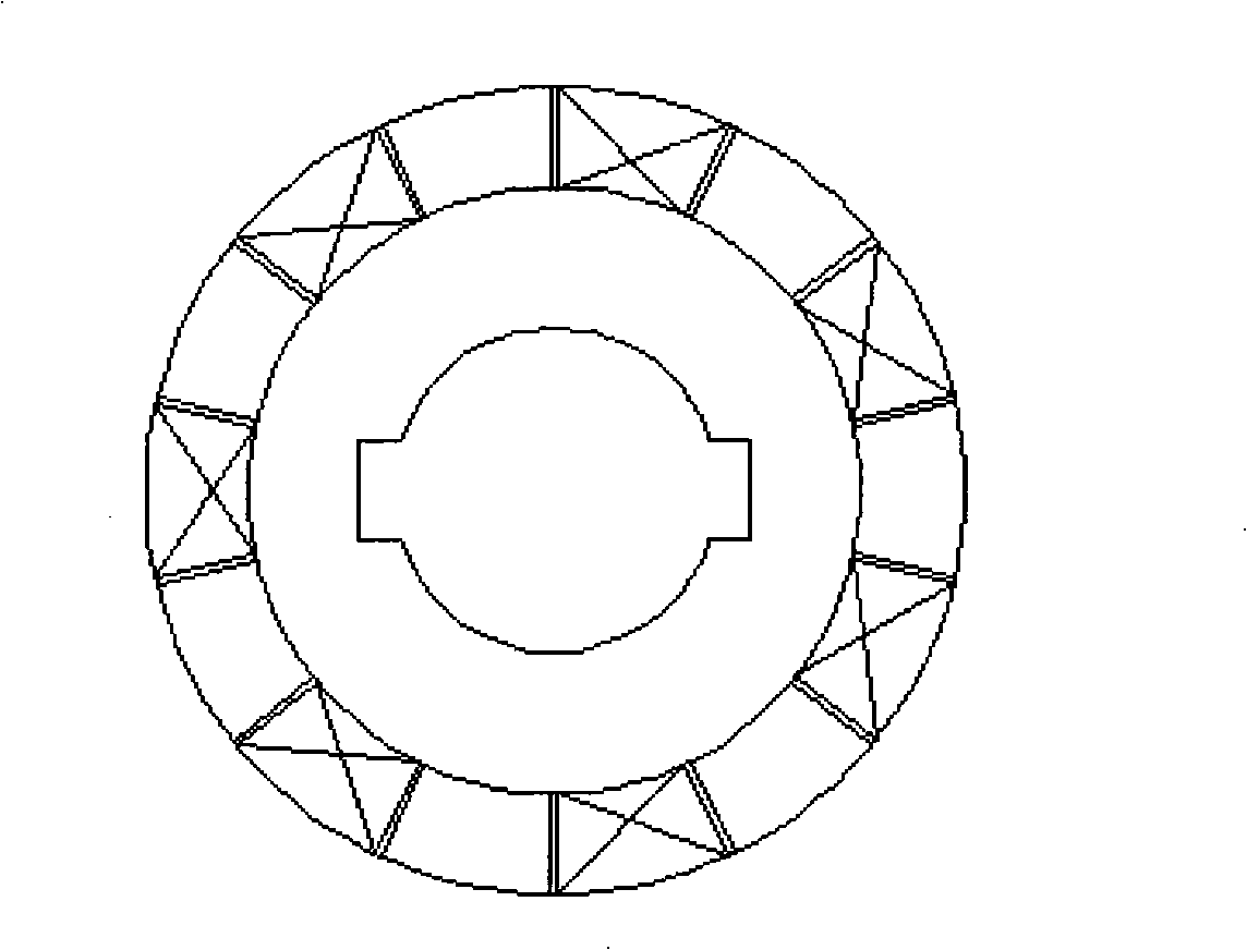 Land wheel driven difference variable speed control device