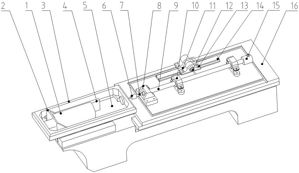 Mandrel withdrawing device for forging forming of inner hole profile