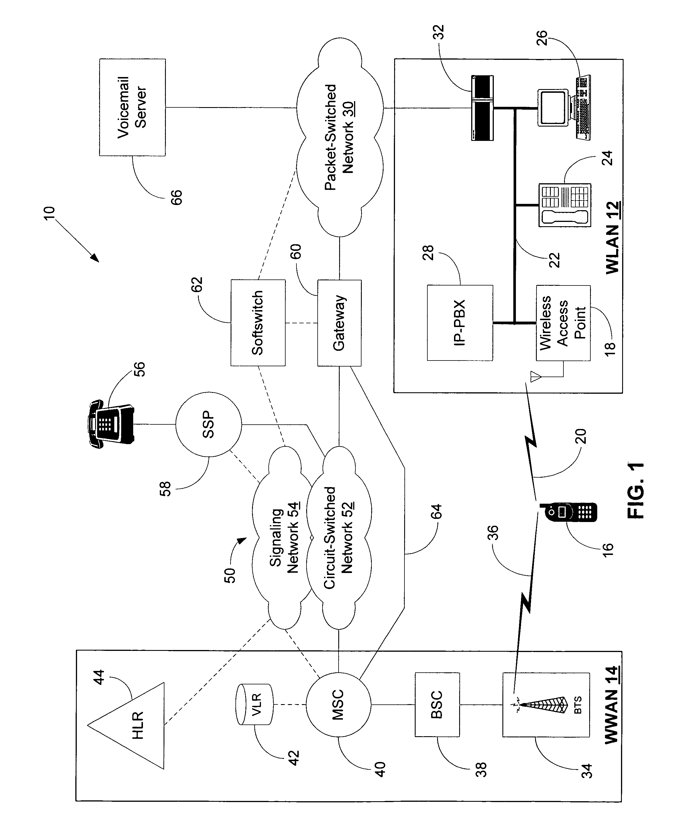 Method and system for notifying a multi-mode mobile station of an incoming call