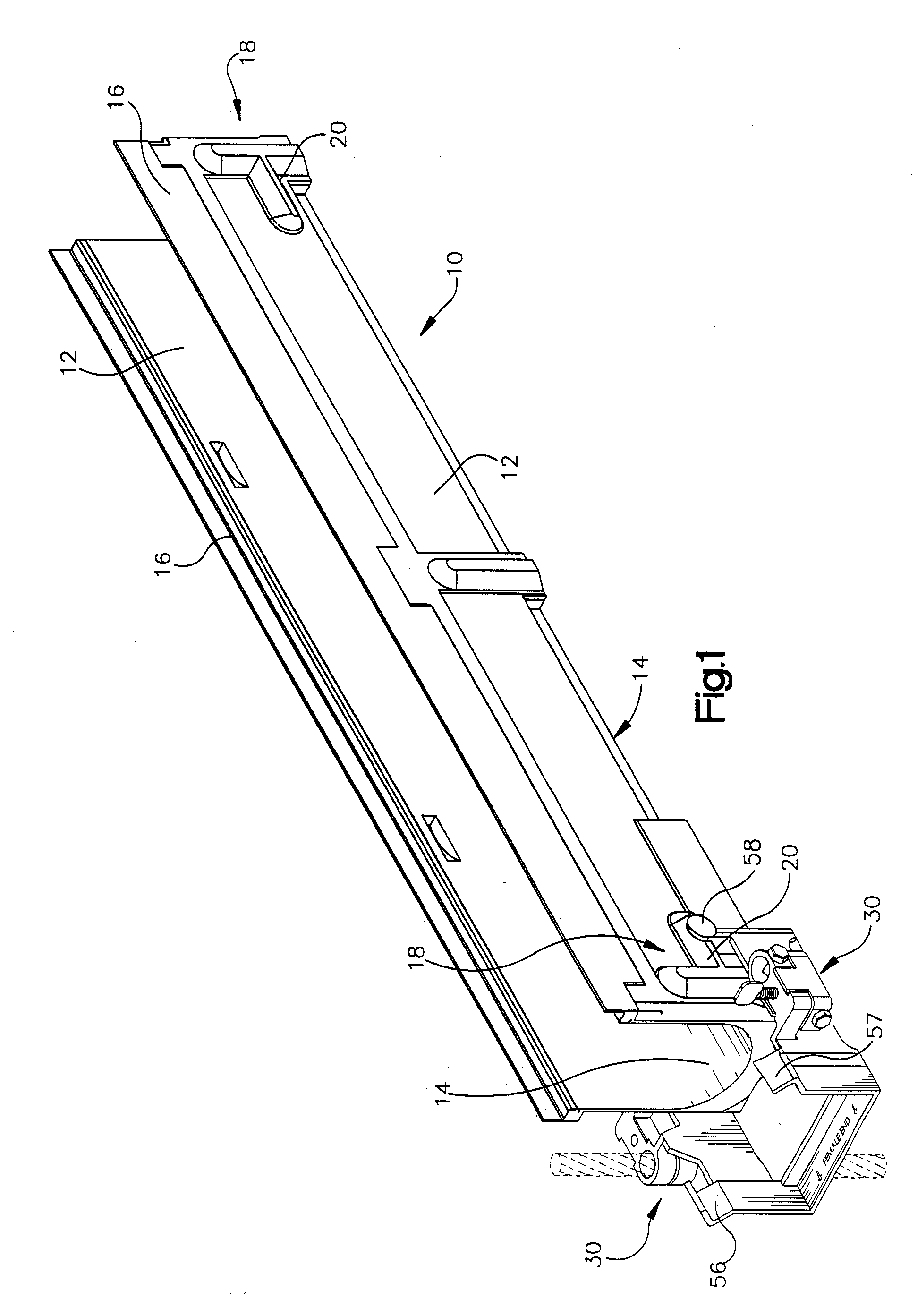 Channel installation device