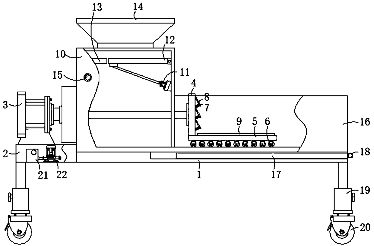 Feeding device for industrial furnace