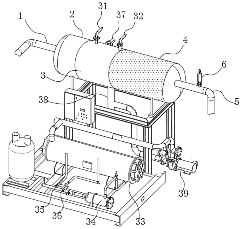 Cooling water circulation equipment for a rotary evaporator for food testing