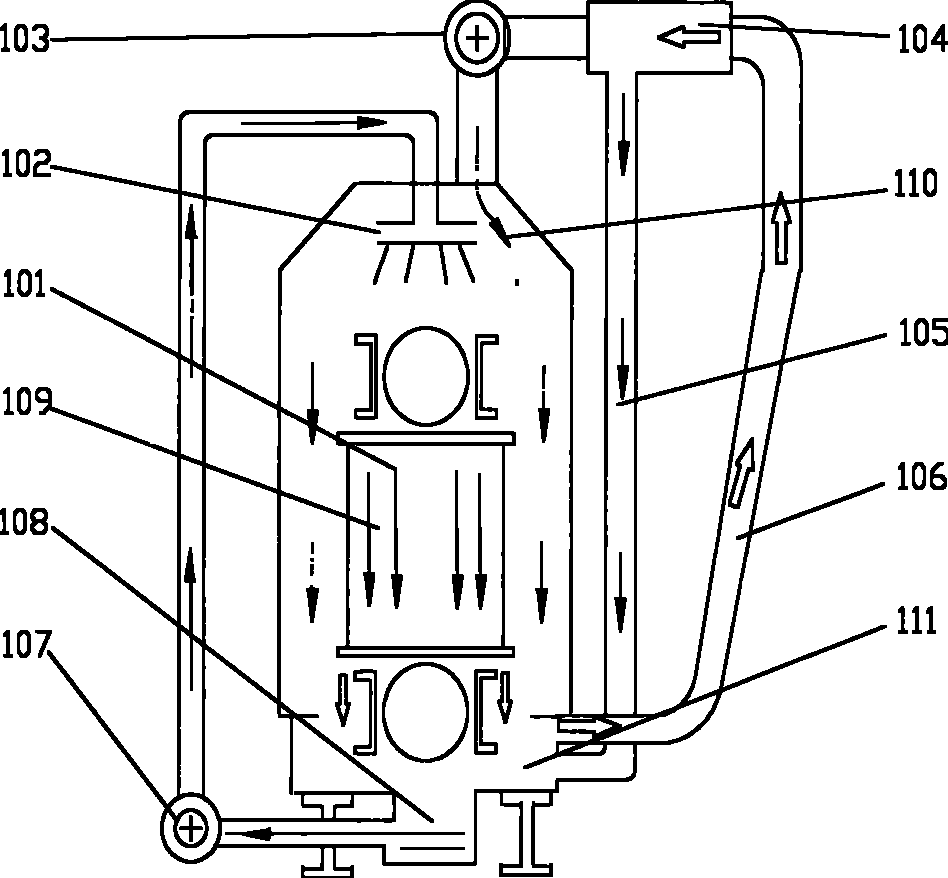 Non-homogeneous phase type power transformer for evaporative cooling