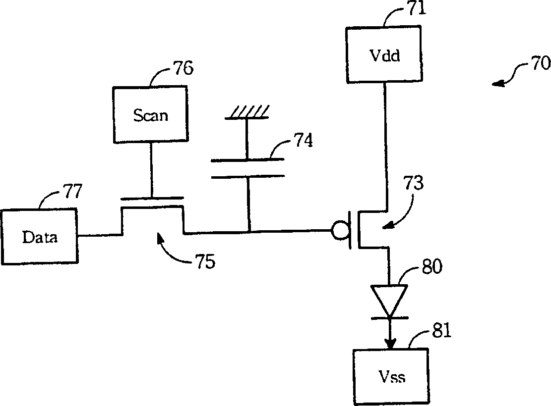 Organic electroluminescence display unit