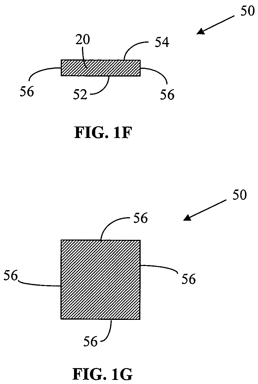 LED light source with thermally conductive luminescent matrix