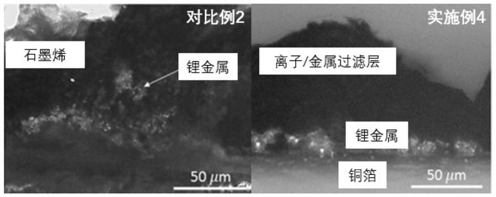 A metal/ion filter layer, its preparation method and its application in batteries