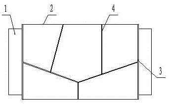 Method for irregular ceramic tile forming