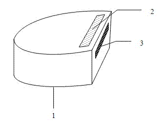 Electrolyte support single-air-chamber solid oxide fuel battery with mutually vertical electrode surfaces