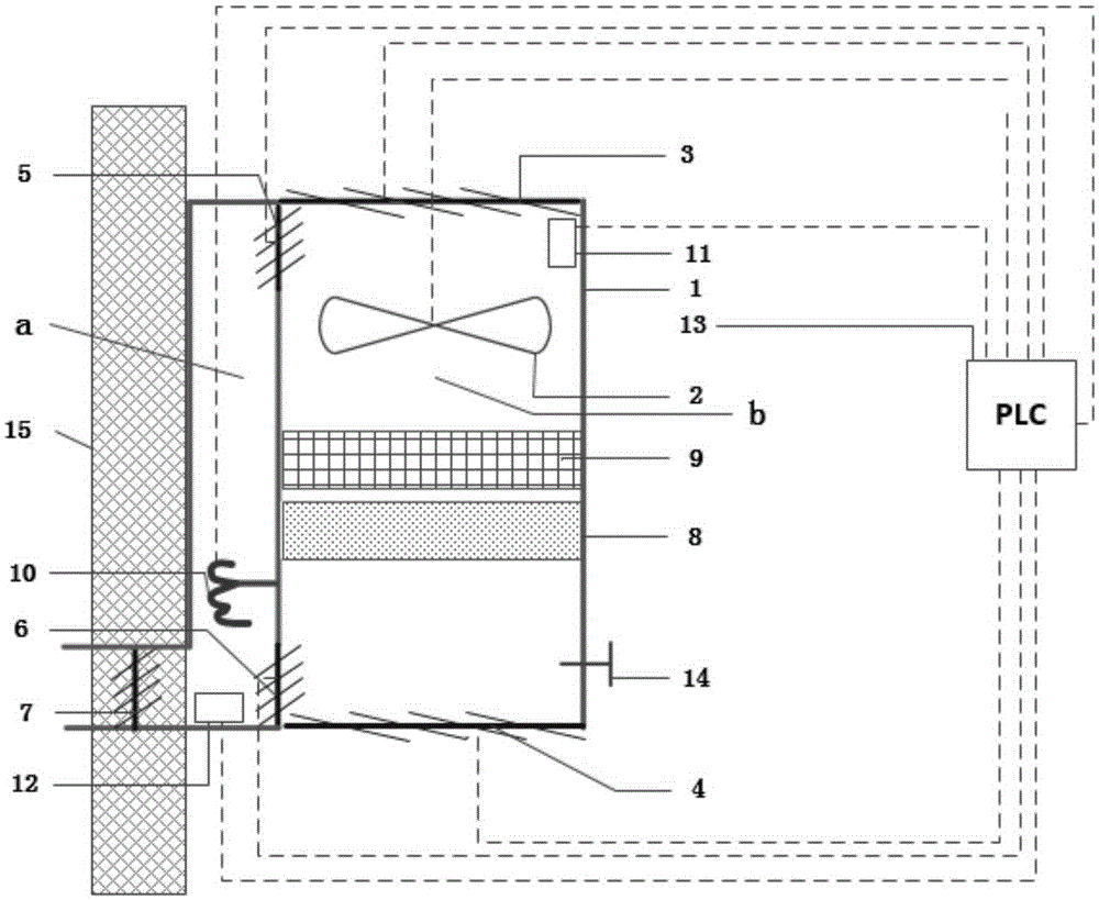 Wall-mounted type air purifier based on thermal regeneration and purification method thereof
