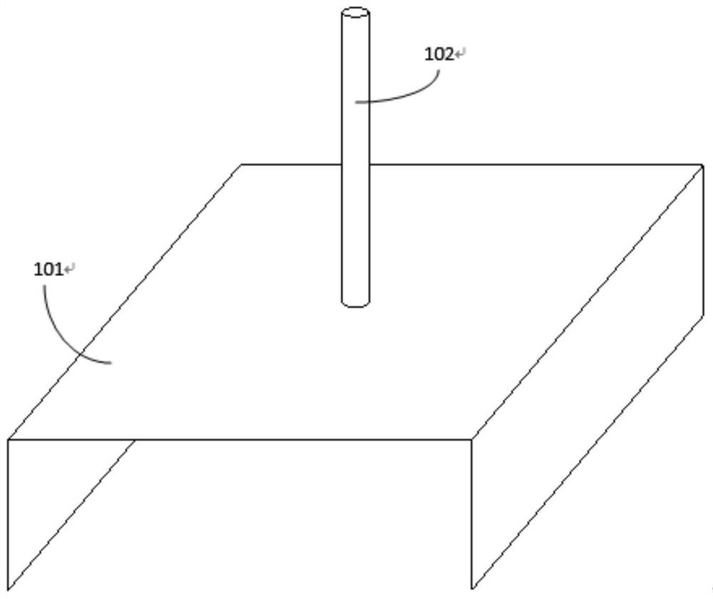 U-shaped clamp for installing light partition wall