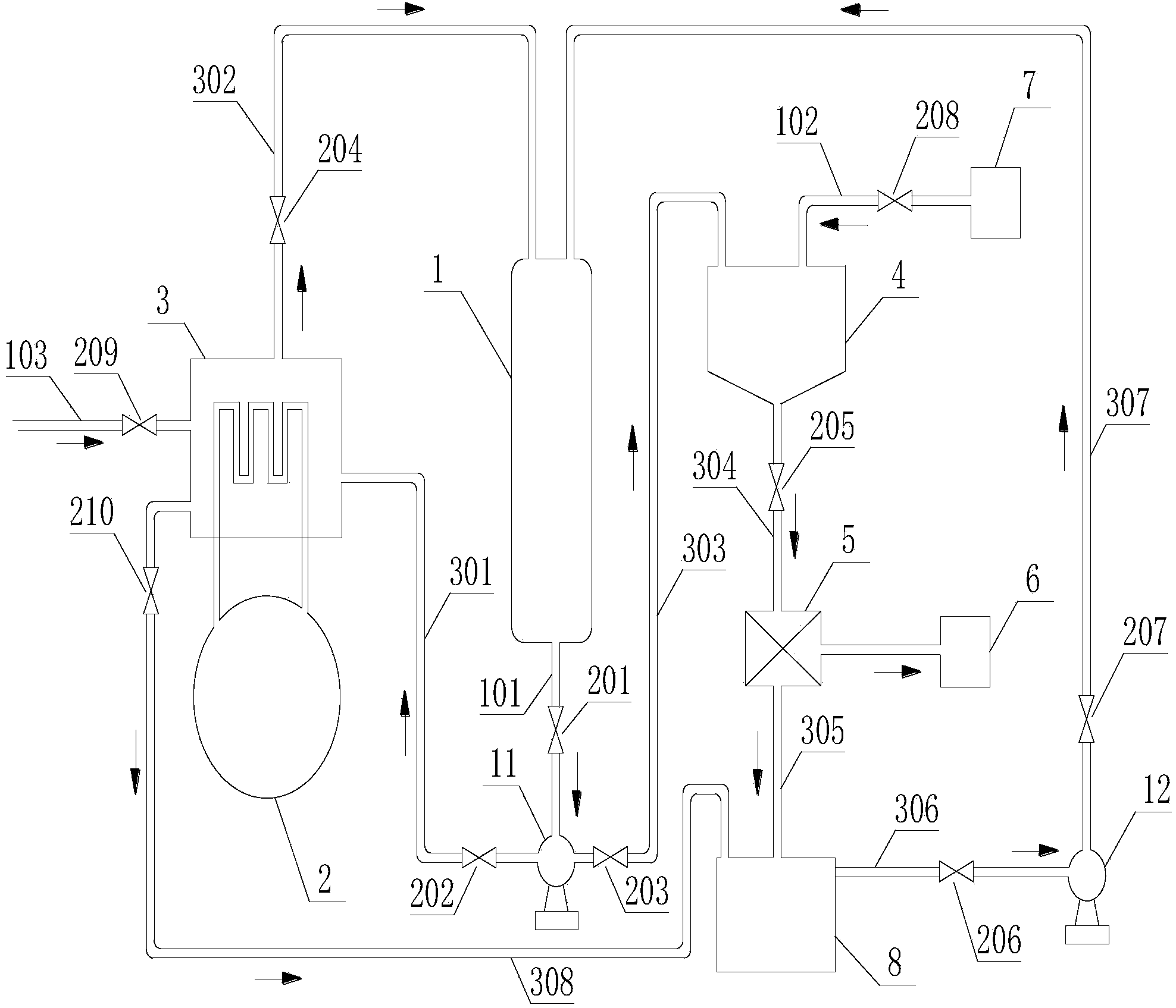 Process for recovering aluminum ions and sulfuric acid from aluminum alloy anodic oxidation tank