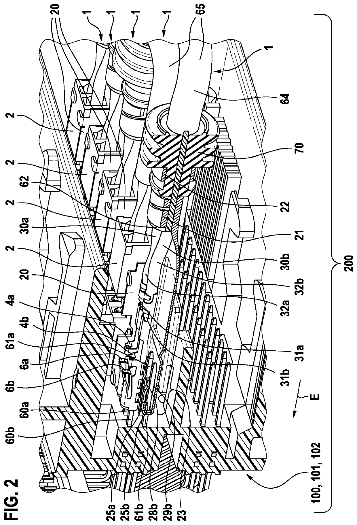 Ethernet plug connector for a motor vehicle  and plug connector assembly including an ethernet plug connector