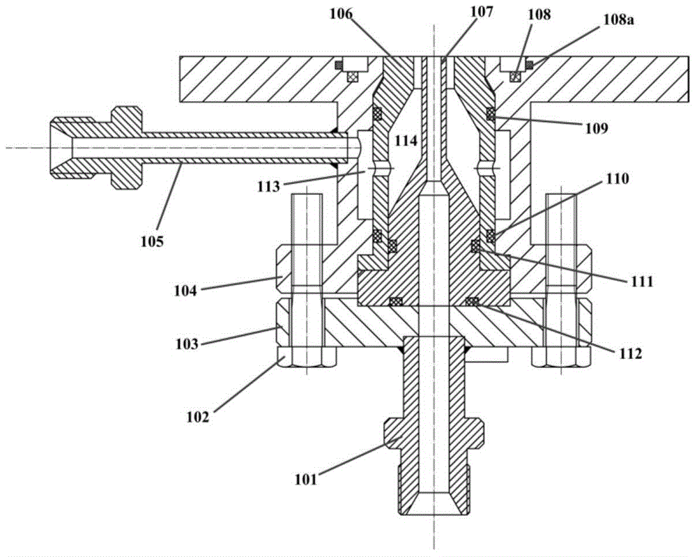 Small gas-gas injection optical transparent combustion device