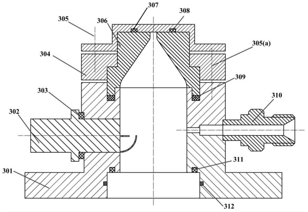 Small gas-gas injection optical transparent combustion device