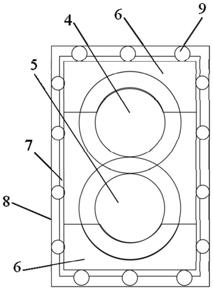 Omnibearing welding device for narrow and small space in barrel-like workpiece