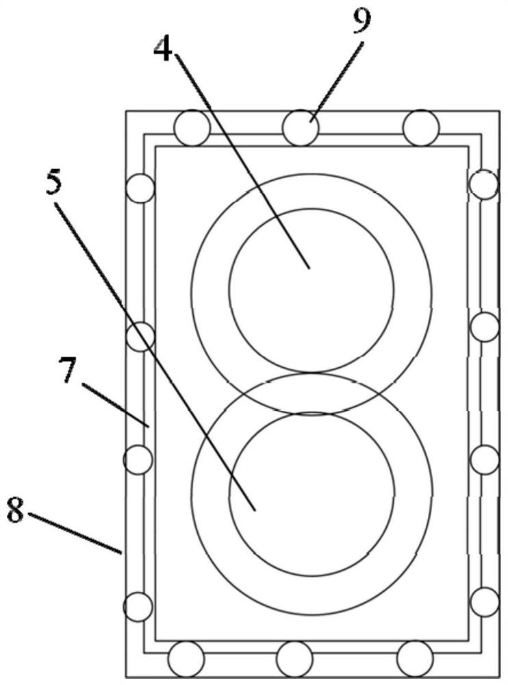 Omnibearing welding device for narrow and small space in barrel-like workpiece