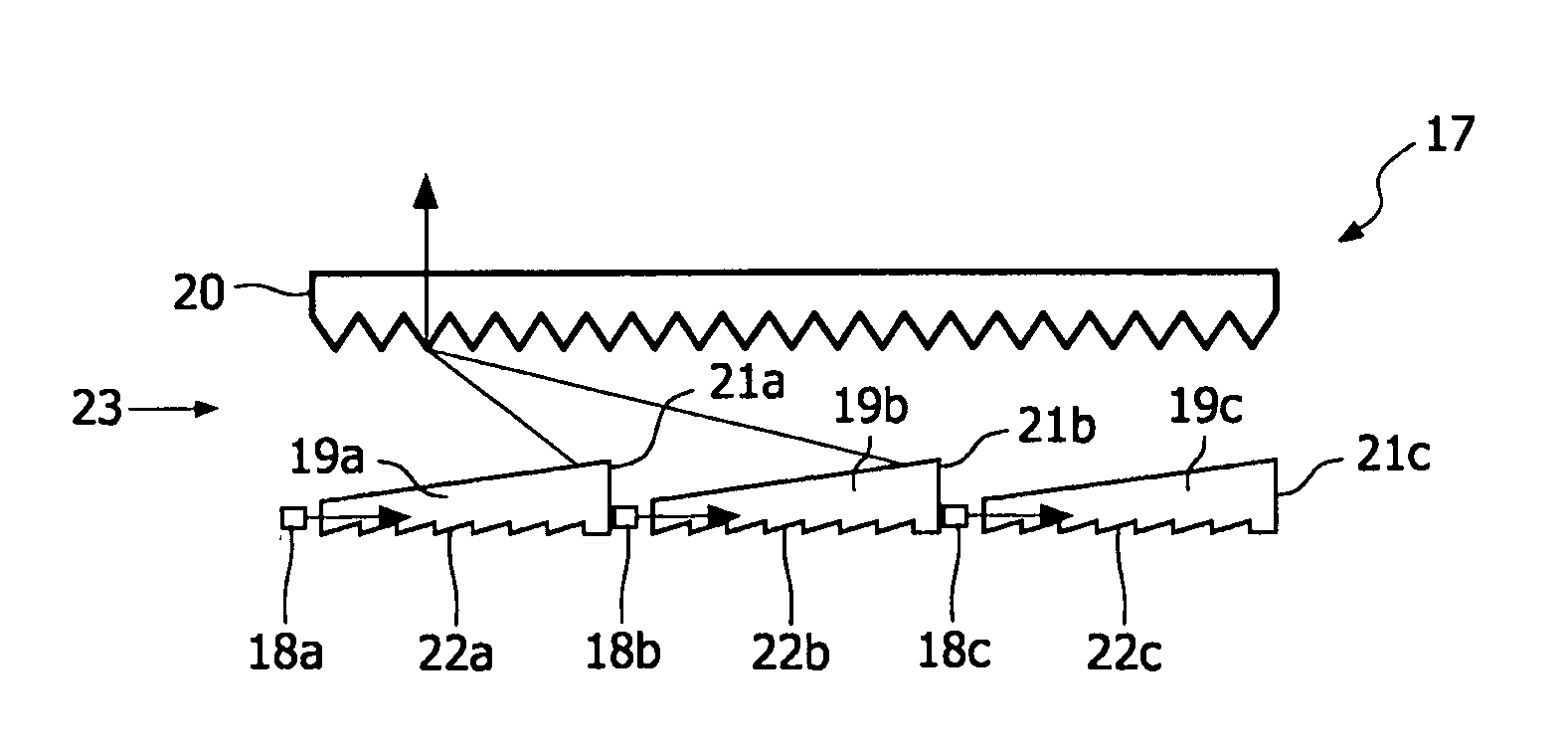 Illumination system for illuminating a display device, and display device