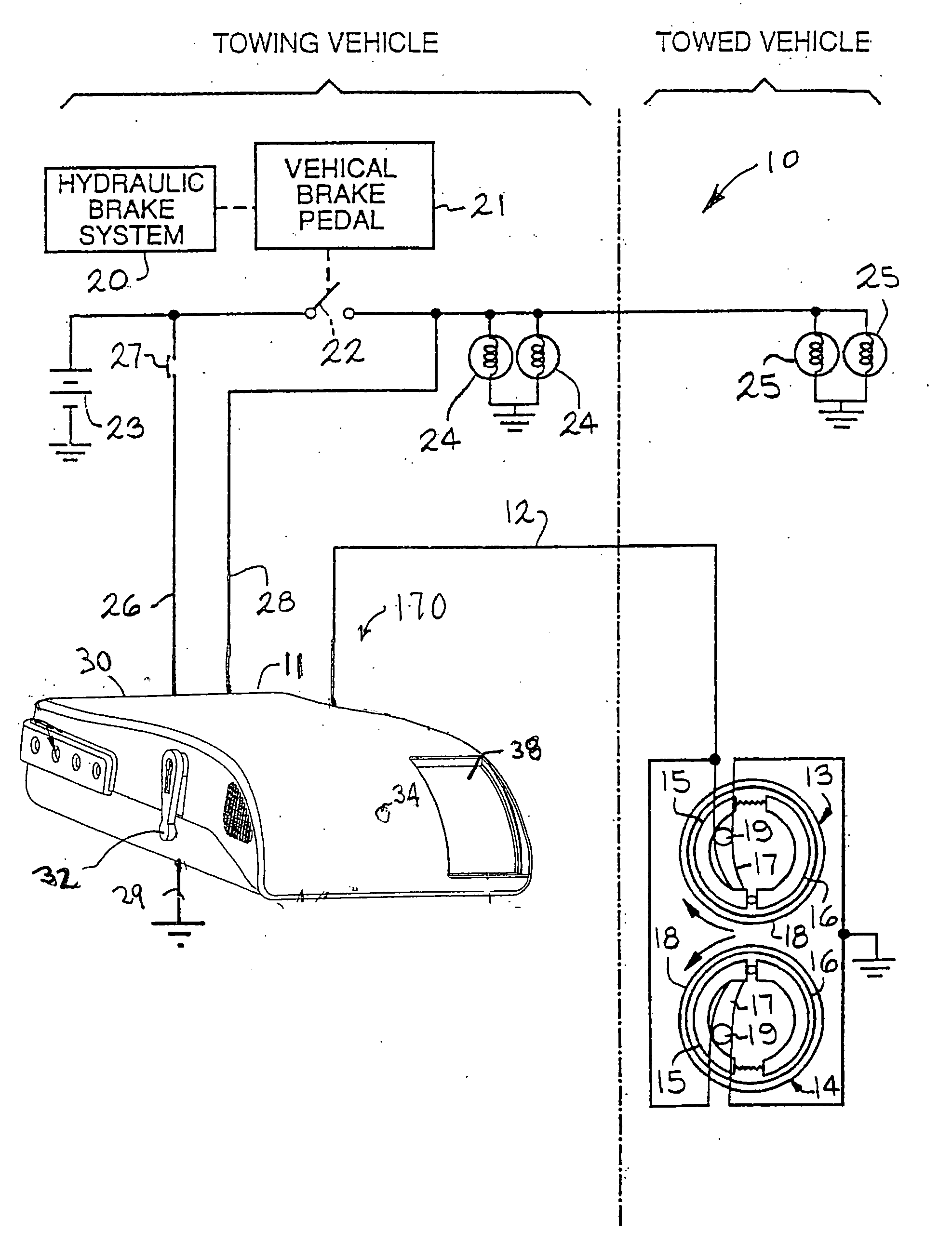 Electric trailer brake controller with an adjustable accelerometer mounting