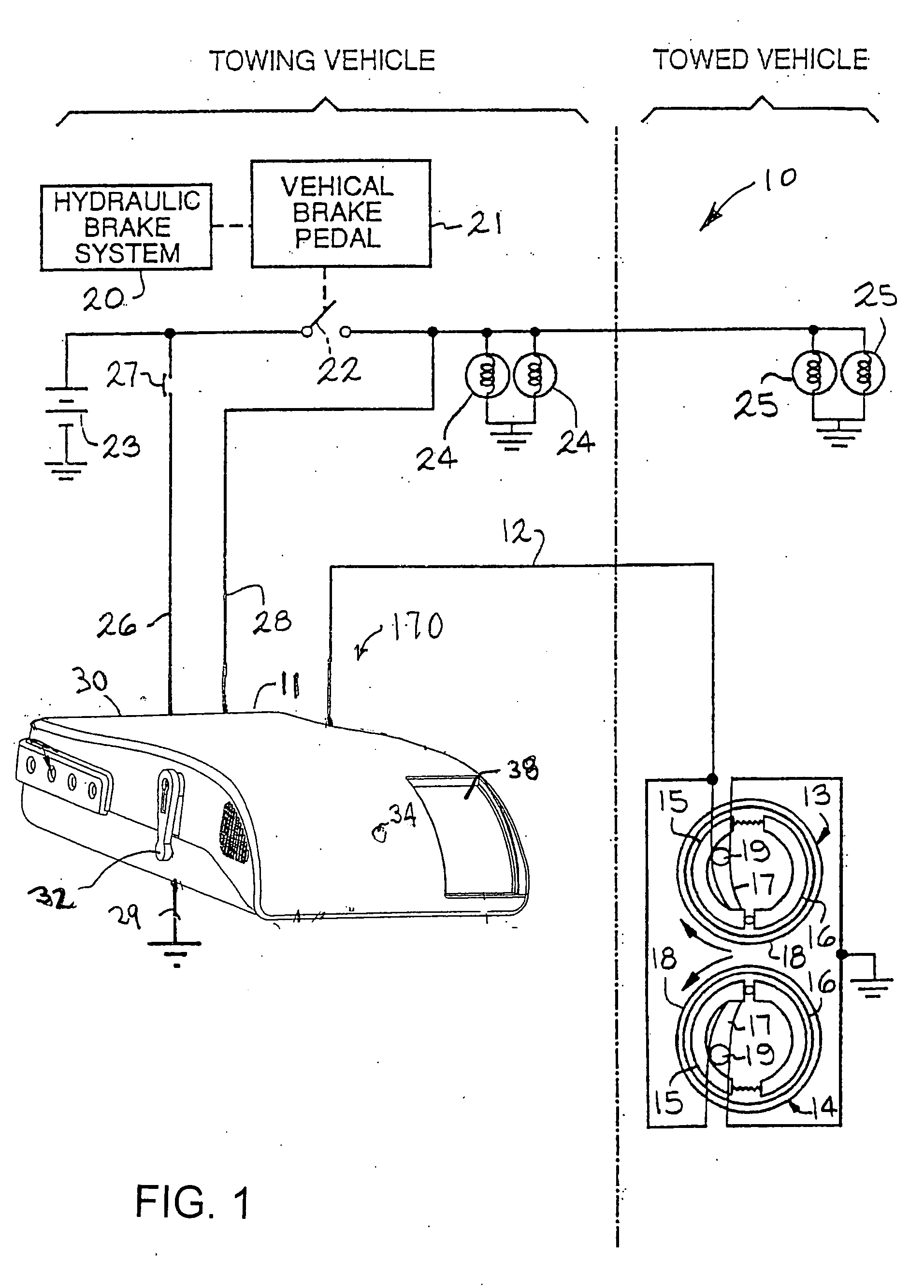 Electric trailer brake controller with an adjustable accelerometer mounting