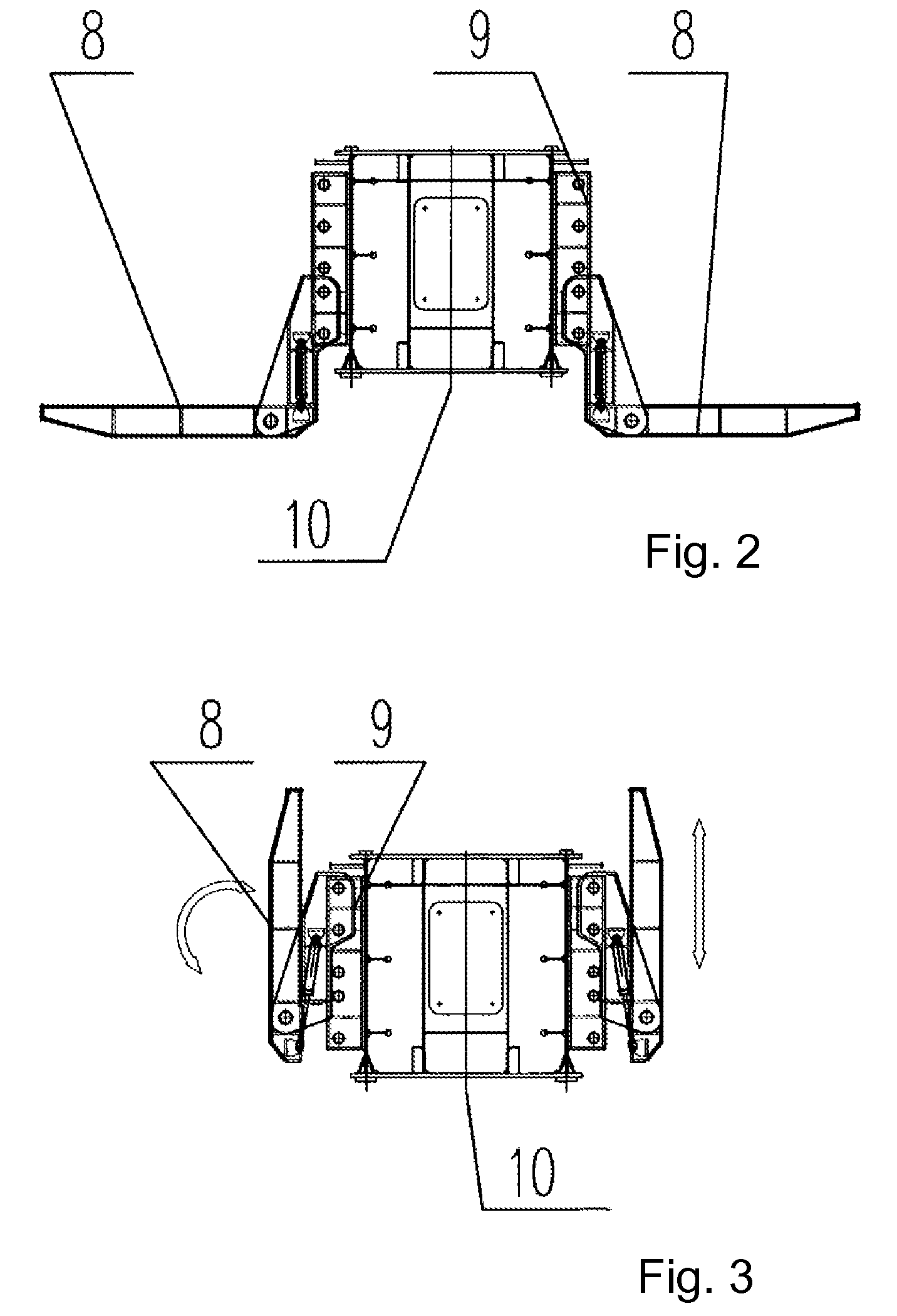 Transportation and erection integrated machine with displacement platforms and methods for erecting bridge using the same