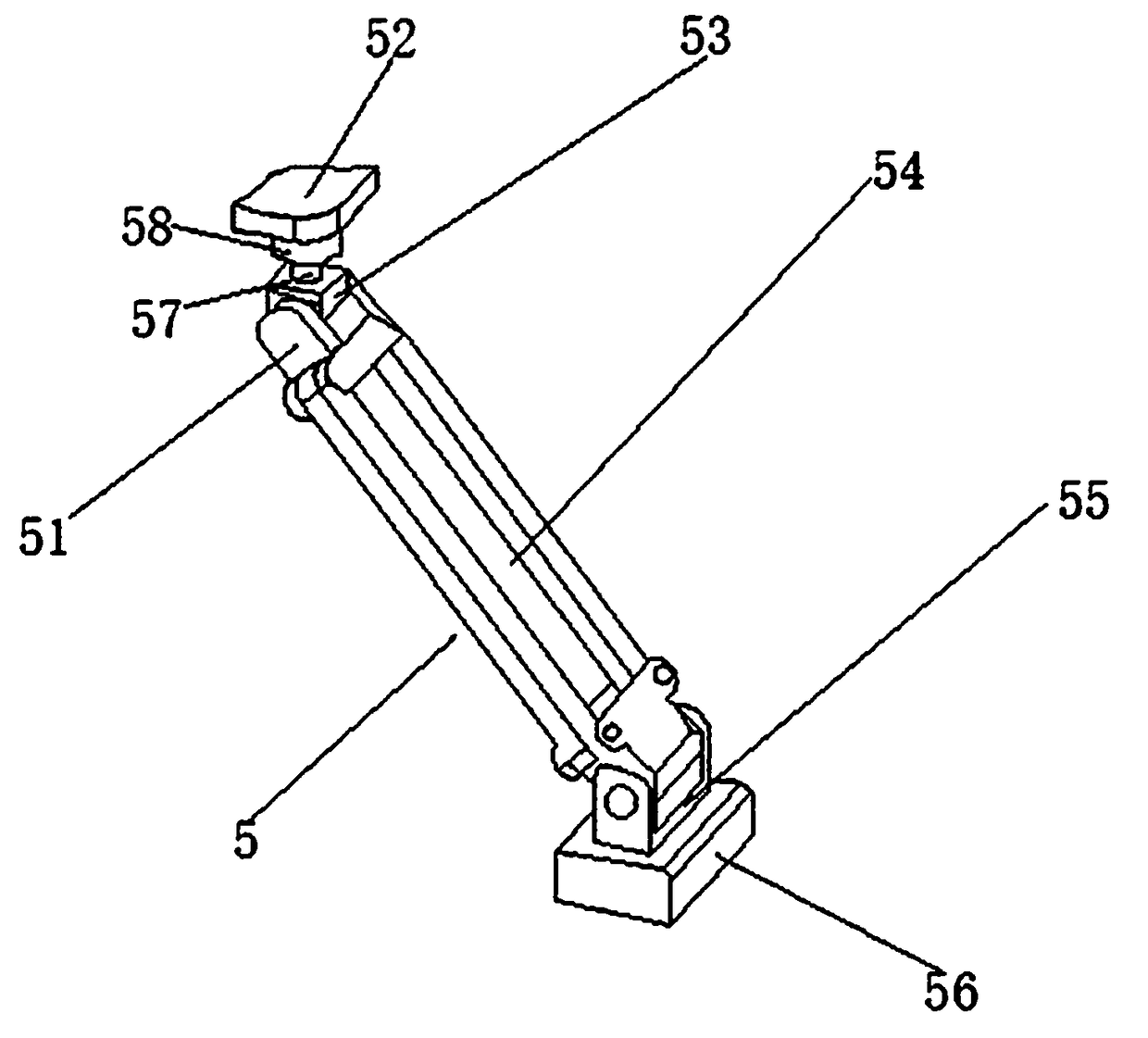 Intelligent manufacturing device based on industrial robot and using method