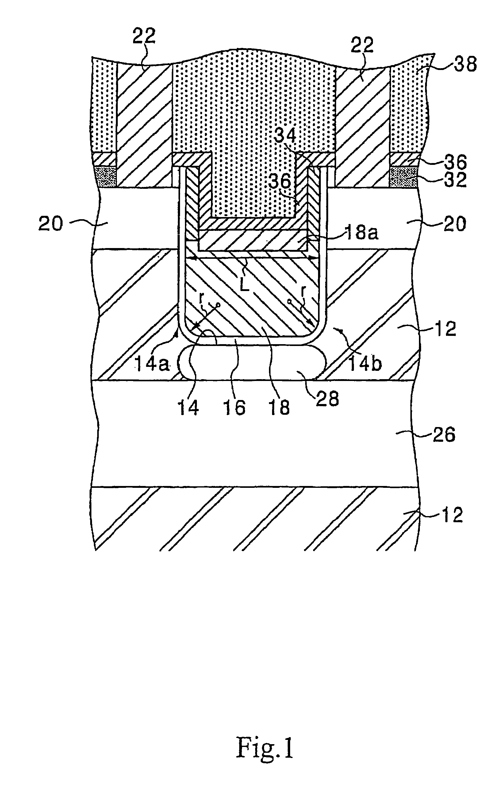 Trench-gate semiconductor device and fabrication method thereof