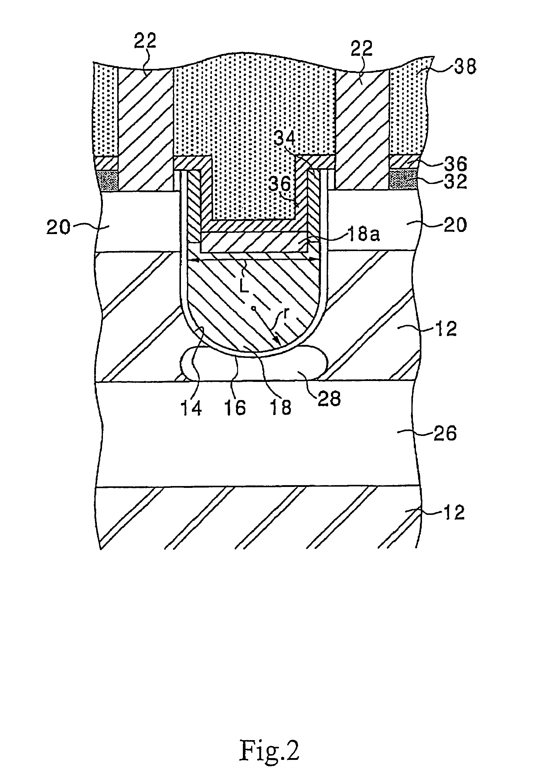 Trench-gate semiconductor device and fabrication method thereof