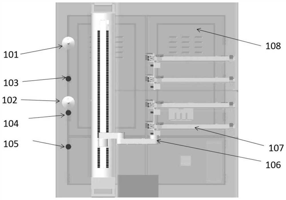 Method for accurately locating card issuing point