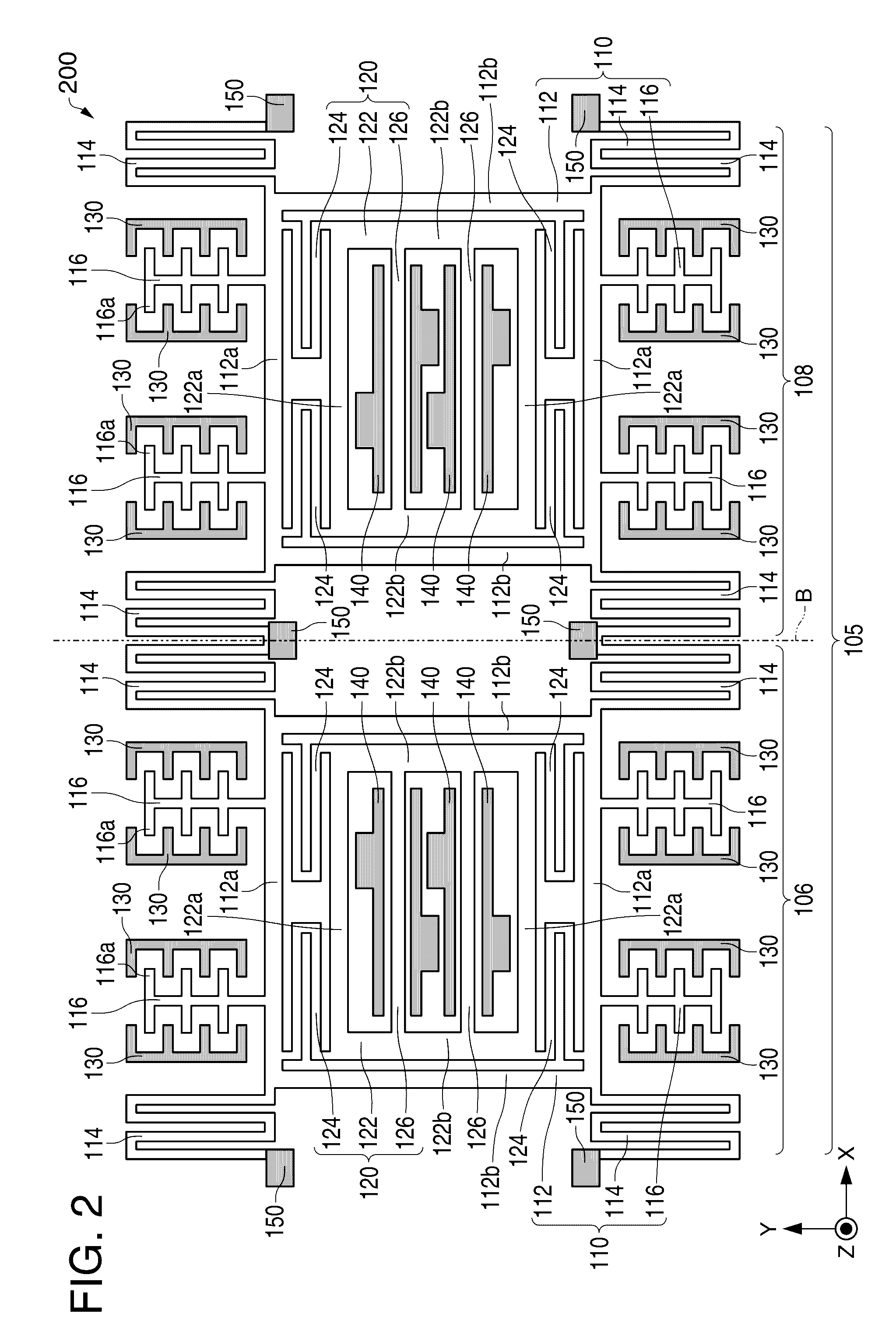 Electronic device, electronic apparatus, and method of manufacturing electronic device