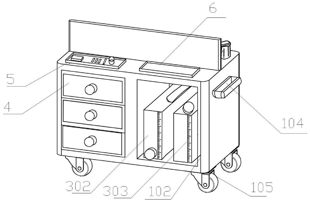 Upper gastrointestinal hemorrhage nursing device for digestive system department