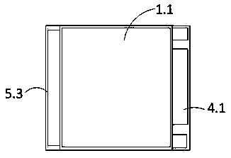 Silicon carbide device packaging structure and manufacturing method based on three-layer dbc substrate