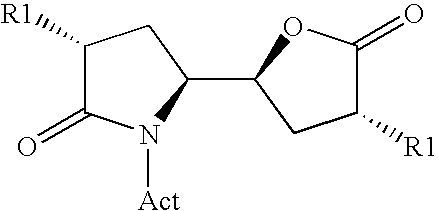 Methods for the production of C-8 lactam lactone compounds