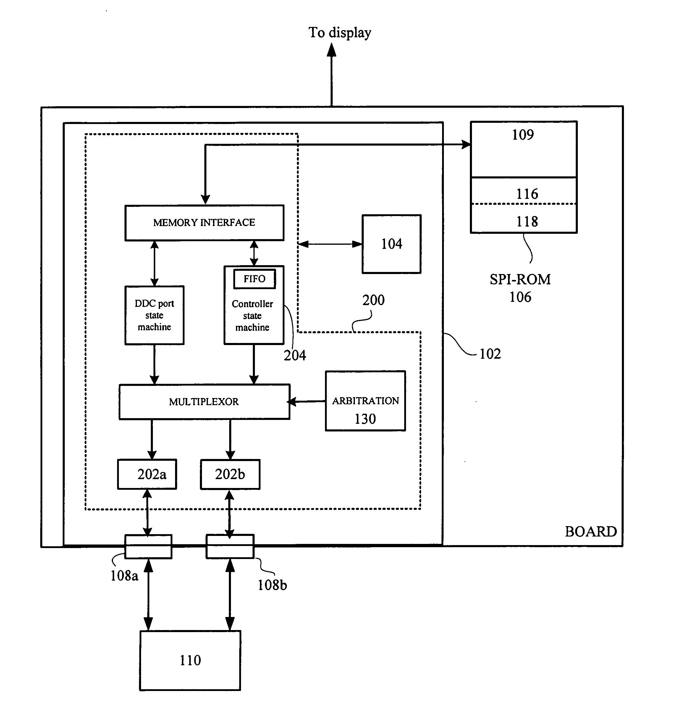 Acquisition of extended display identification data (EDID) using inter-IC (I2C) protocol