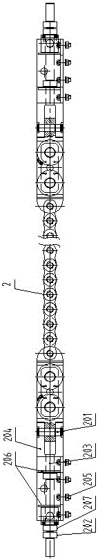 Multifunctional longitudinal moving drive device for bridge erecting machine