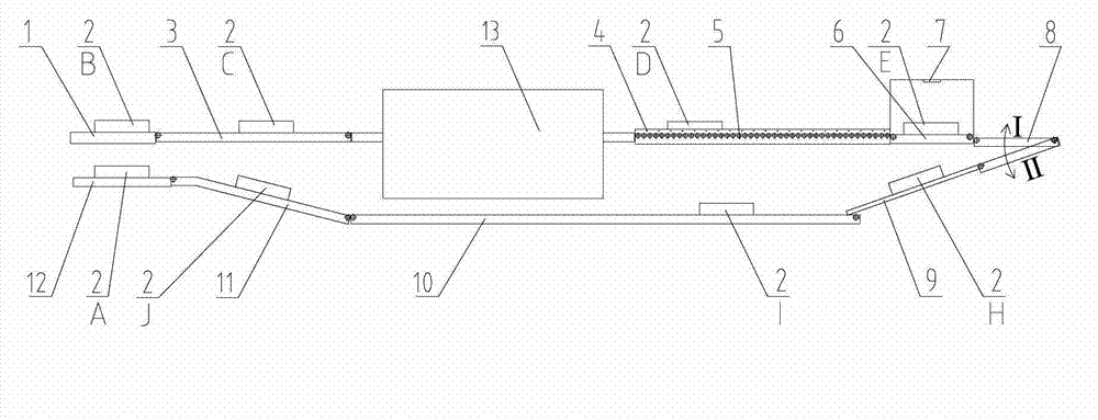 Delivery system allowing delivery boxes to be automatically recycled