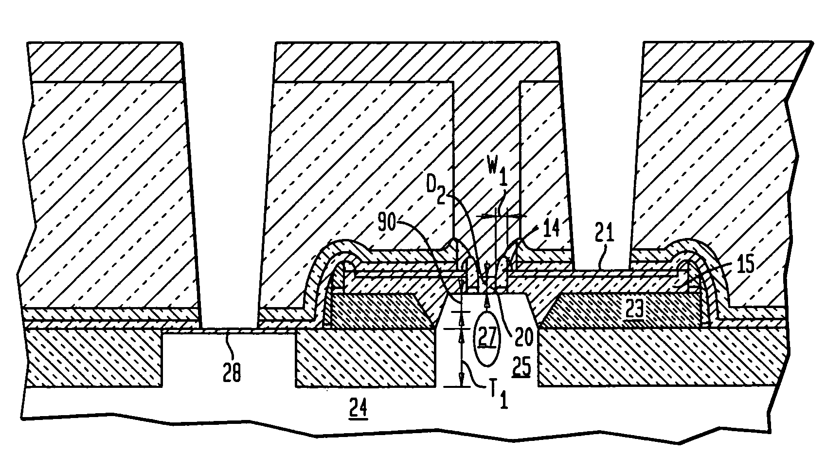 Transistor structure with minimized parasitics and method of fabricating the same