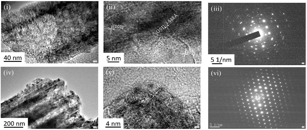 A highly preferentially oriented anatase-type tio  <sub>2</sub> Nanotube array film and its preparation method