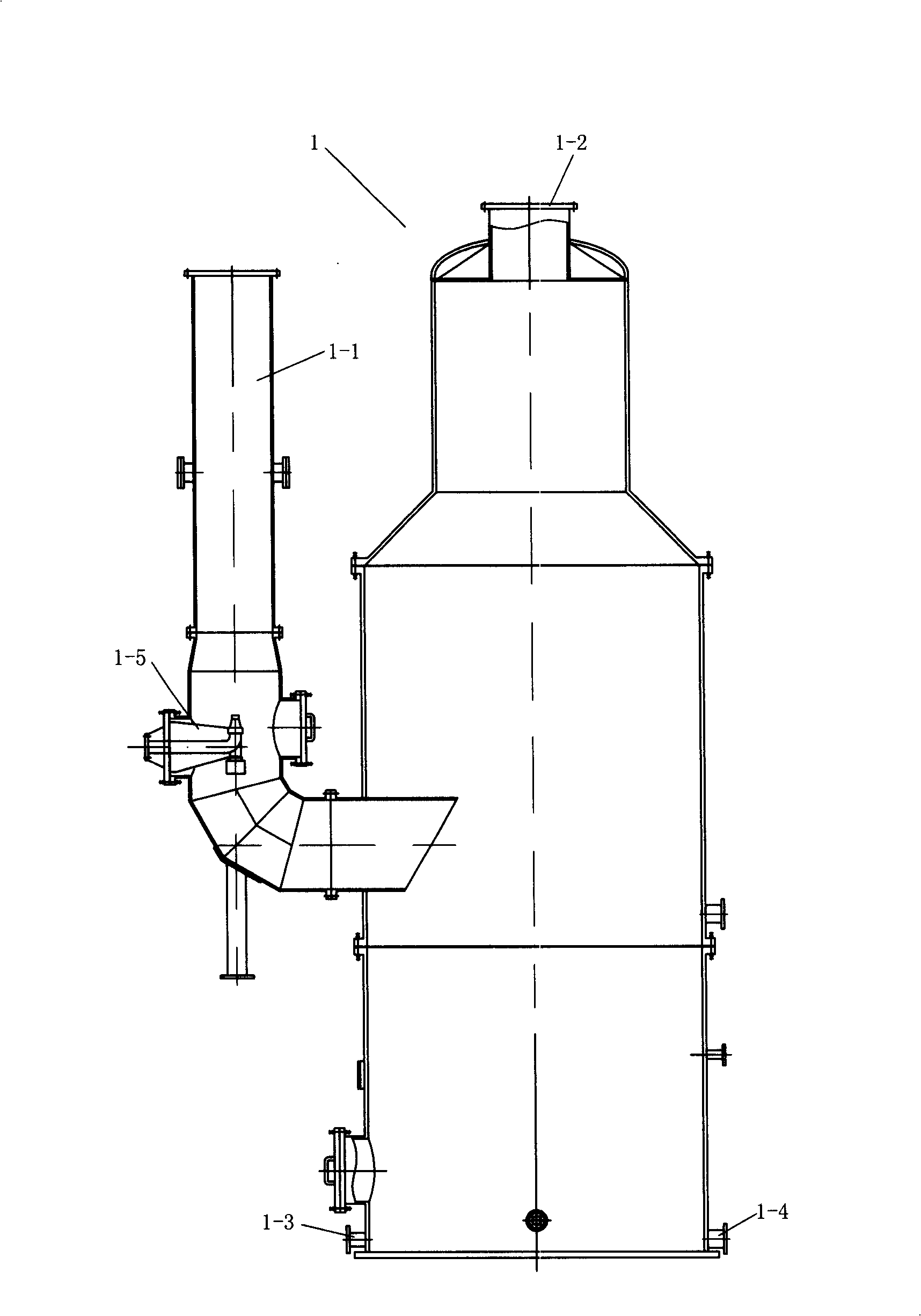 Waste gas treatment system