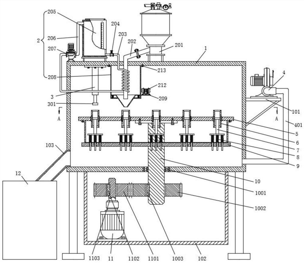 Organic acid tablet preparation method and production equipment