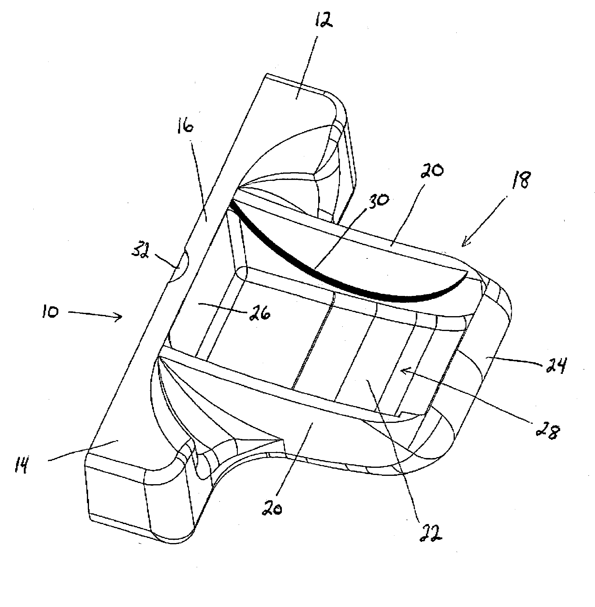 Putter with alignment means